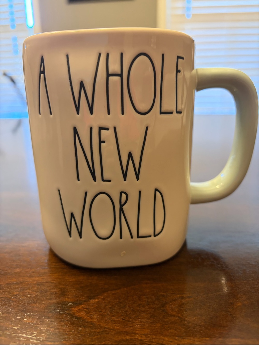 Rae Dunn “A whole new world”mug